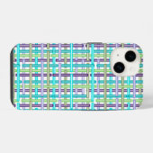 格子状カッコいいの iPhoneケース (裏面横)