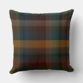 格子状カラフルの クッション (裏面)