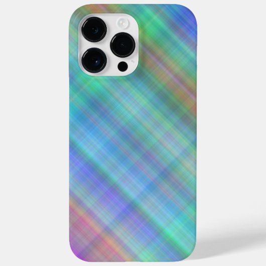 格子状カラフル模様 Case-Mate iPhoneケース (裏面)