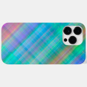 格子状カラフル模様 Case-Mate iPhoneケース (裏面 (横))