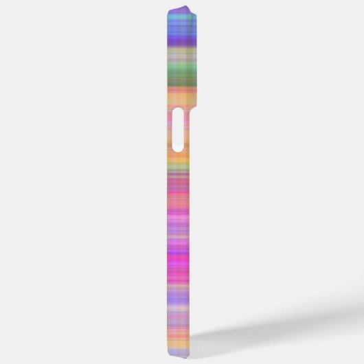 格子状カラフル模様 Case-Mate iPhoneケース (裏面 / 右)