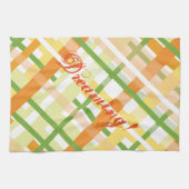 格子状キッチンタオル キッチンタオル (横)