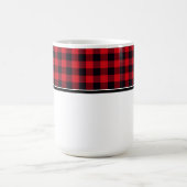 格子状コーヒーマグ モーフィングマグカップ (中央)