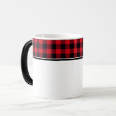 格子状コーヒーマグ モーフィングマグカップ (正面左)