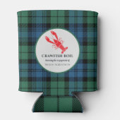 格子状タータンチェッククロフィッシュボイル婚約パーティ 缶クーラー (裏面)