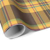 格子状タータンチェックパターン ラッピングペーパー (ロールコーナー)