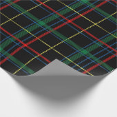 格子状タータンチェック包装紙 ラッピングペーパー (角)