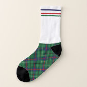 格子状タータンチェック素朴パターンパパ誕生日 ソックス (左外側)