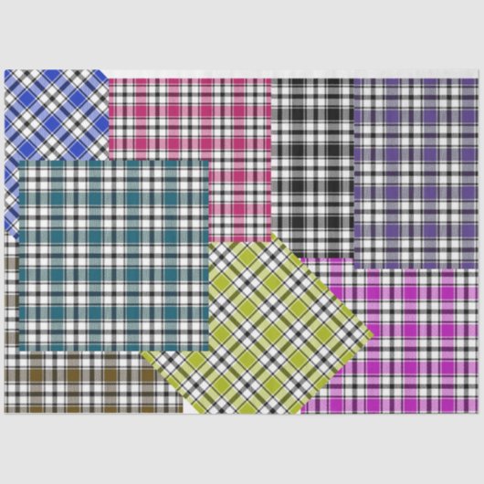 格子状ティッシュペーパーHAMbyWG 薄葉紙 (正面)