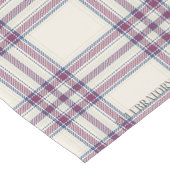 格子状ニュートラルテーブルランナー ショートテーブルランナー (コーナー)