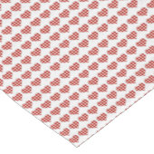 格子状ハートパターン ショートテーブルランナー (コーナー)