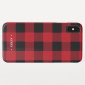 格子状パーソナライズされた Case-Mate iPhoneケース (裏面(横))