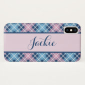 格子状プリント Case-Mate iPhoneケース (裏面(横))