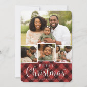 格子状メリーの |写真コラージュカード シーズンカード (正面)