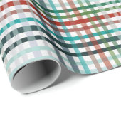 格子状モダンの ラッピングペーパー (ロールコーナー)