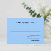 格子状モダンの 出欠カード (スタンド正面)