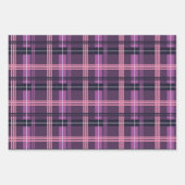 格子状ラッピング紙フラットシート（混合セット3） ラッピングペーパーシート (正面)