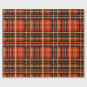 格子状ラッピング紙 ラッピングペーパー (フラット)