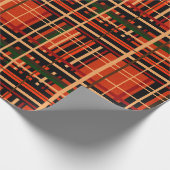 格子状ラッピング紙 ラッピングペーパー (角)