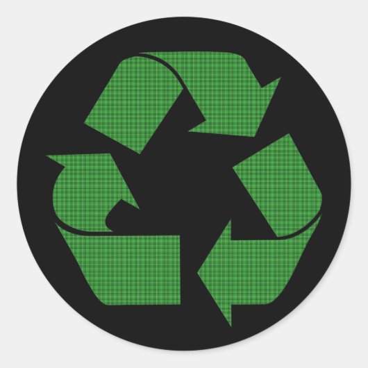 格子状リサイクル ラウンドシール (正面)