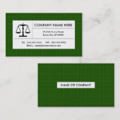 格子状司法尺度 名刺 (正面/裏面)