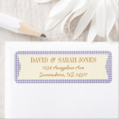 格子状歯肉チェック模様織物工芸品ラベル ラベル (インサイチュ)