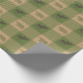 格子状素朴の ラッピングペーパー (角)