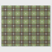 格子状素朴の ラッピングペーパー (フラット)