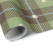 格子状素朴の ラッピングペーパー (ロールコーナー)