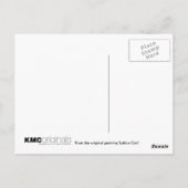 格子猫の郵便はがき ポストカード (裏面)