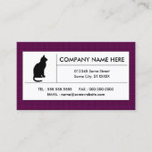 格子猫 名刺 (正面)