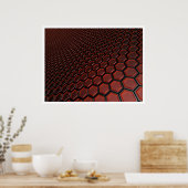 格子細工 ポスター (キッチン)