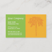 格子縞のにんじんの名刺 名刺 (裏面)