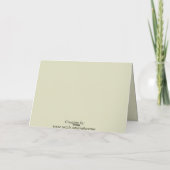 格子縞のクリスマスの写真カード シーズンカード (裏面)