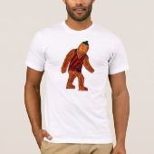 格子縞のサスカッチのセーターのベスト Tシャツ (正面)