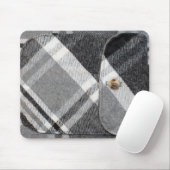 格子縞のシャツ マウスパッド (マウス)