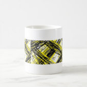 格子縞のマグ コーヒーマグカップ (中央)