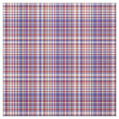 格子縞の布 – 赤い白と青44 ファブリック (見本)