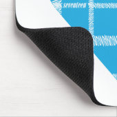 格子縞の水2 マウスパッド (コーナー)