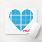 格子縞の水2 マウスパッド (マウス)