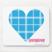 格子縞の水2 マウスパッド (正面)