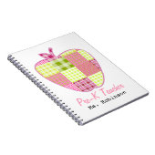 格子縞のAppleの前K先生 ノートブック (右側)