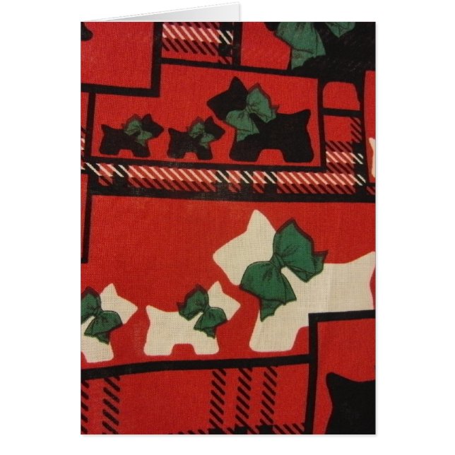 格子縞スコットランド&ウェスティーズ (正面)