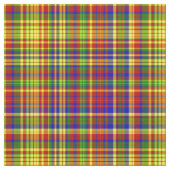 格子縞ファブリック – プライマリカラー37 ファブリック (クローズアップ)