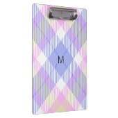 格子縞ブルーピンクイエロー クリップボード (右)