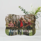 格子縞ホリデーカード シーズンカード (スタンド正面)