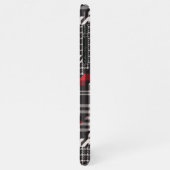 格子縞千鳥格子のパッチワーク丁合 iPhoneケース (左側)