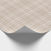 格子縞第37 ラッピングペーパー (角)