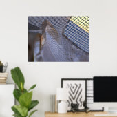 格子縞 ポスター (ホームオフィス)