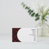 格子縞 名刺 (スタンド正面)